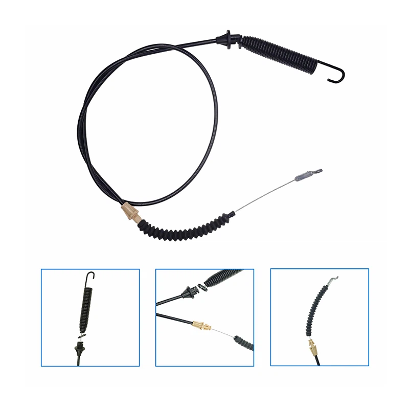 Как заменить трос управления трансмиссией на газонокосилке?